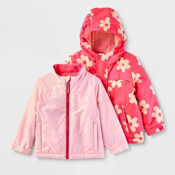 Cat & Jack Other - Cat & Jack - Toddler 3-in-1 Snowplay Jacket - Cat & Jack Pink